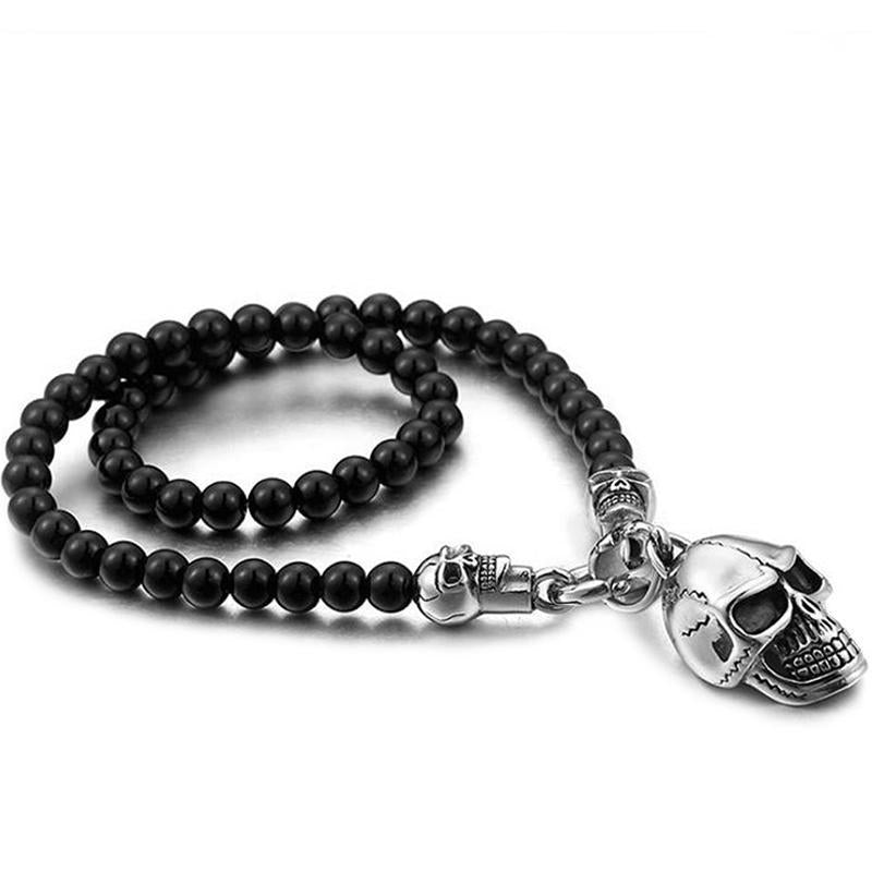 Stålhalsband Spräckt Dödskalle