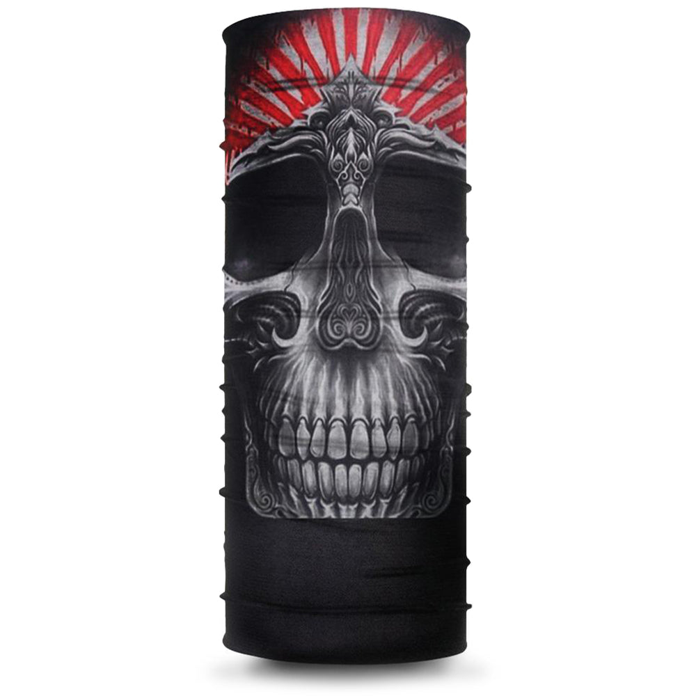 Dödskalle Halsvärmare Polyester