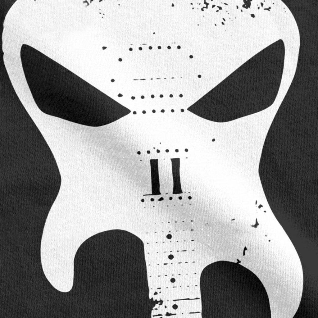 Svart Hoodie Dödskalle Elgitarr