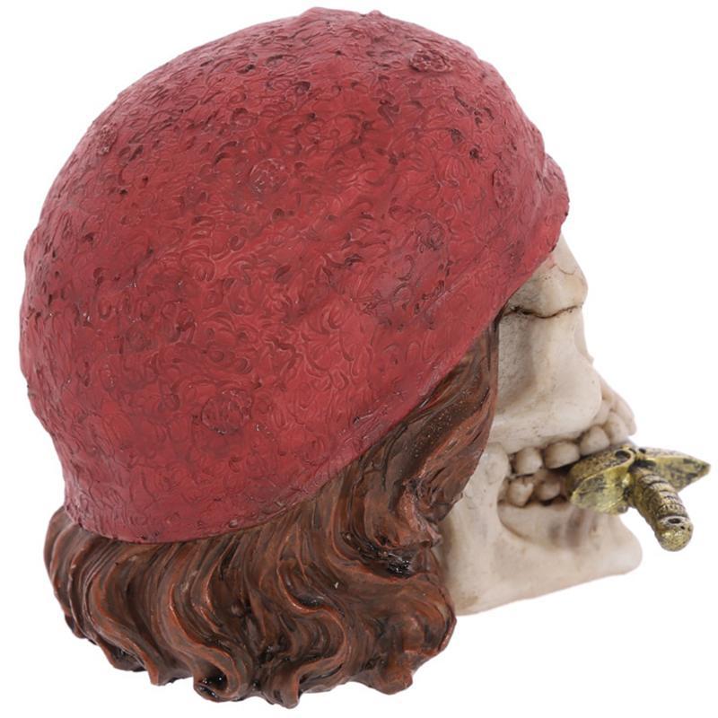 Dödskalle Staty Sjörövare