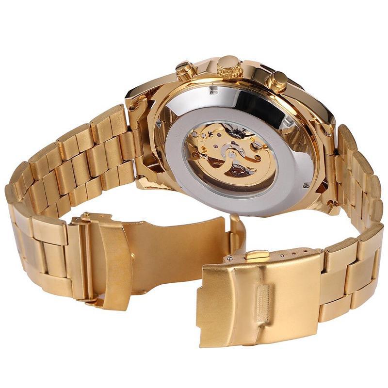 Dödskalle Klocka Skelett-Urtavla