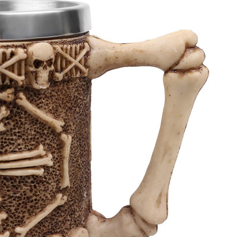 Mugg Skelettben Handtag