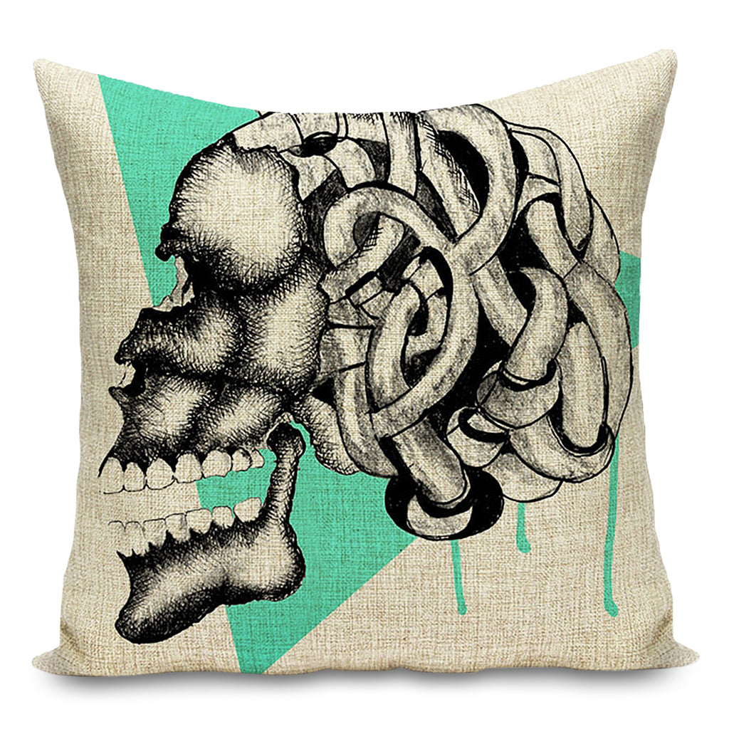 Dödskalle Kuddfodral Keltiska Knutar