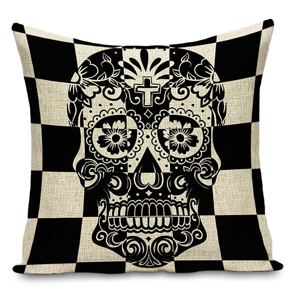 Dödskalle Kuddfodral 45 X 45 Cm