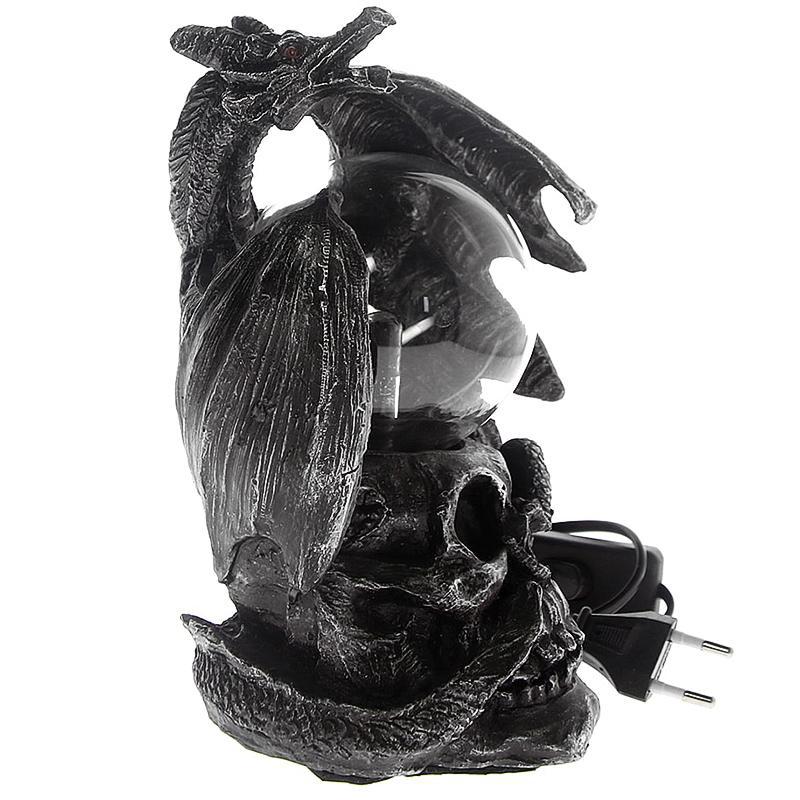 Dödskalle Lampa Drake