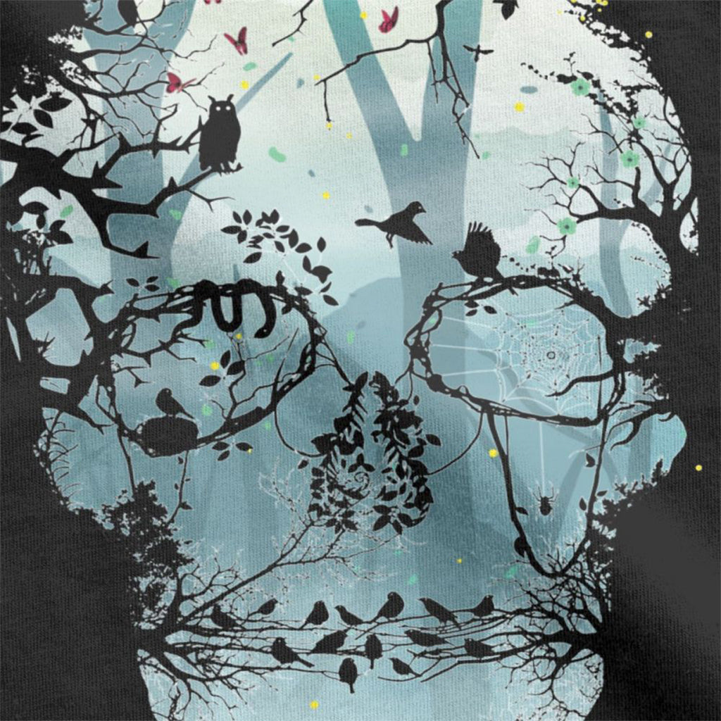 Dödskalle Luvtröja Mörk Skog