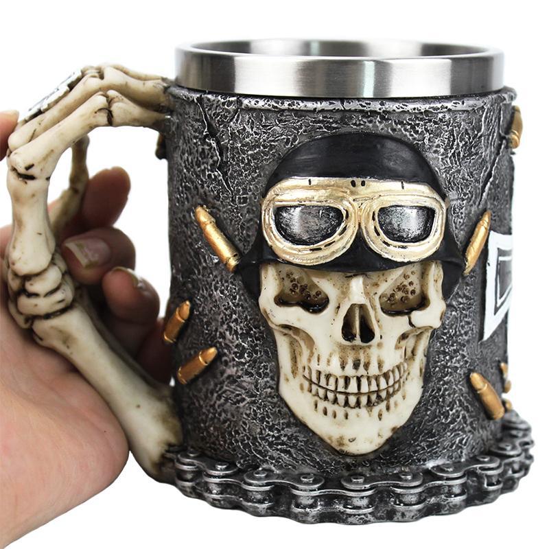 MC Dödskalle Ölglas