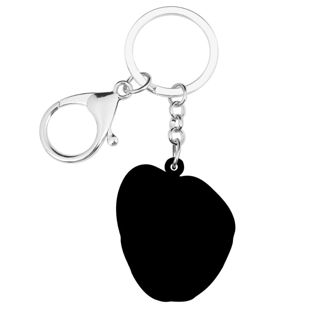 Läppar Och Dödskalle På Nyckelring