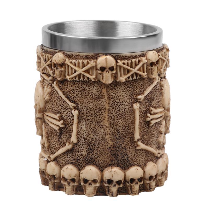 Dödskallemugg Skelettben