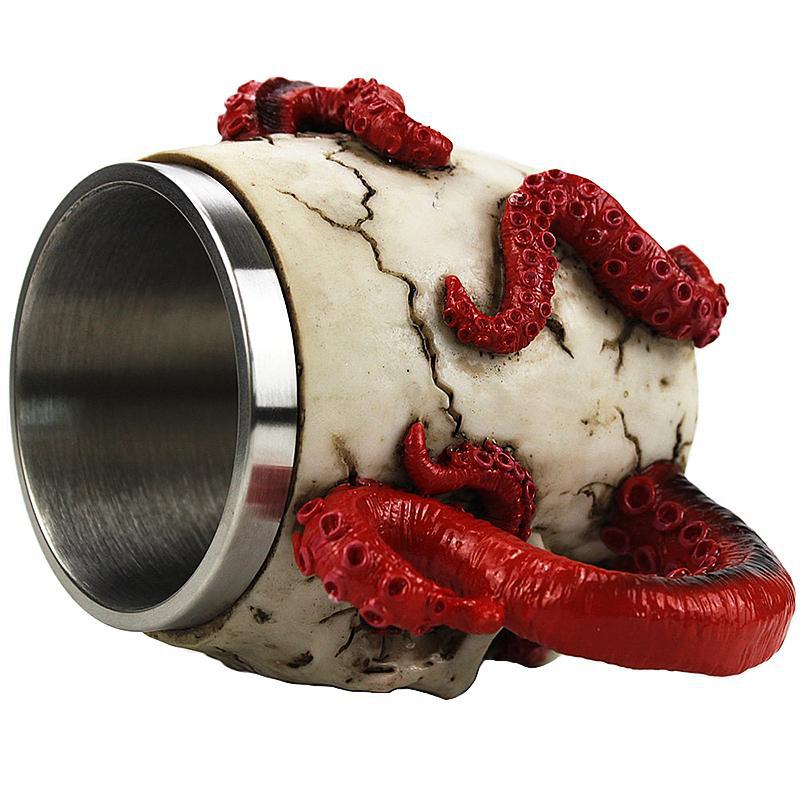 Dödskalle Ölsejdel Bläckfisk