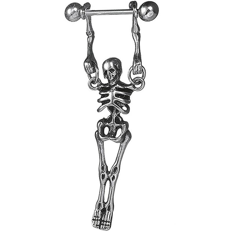 Örhänge Hängande Skelett (Stål)
