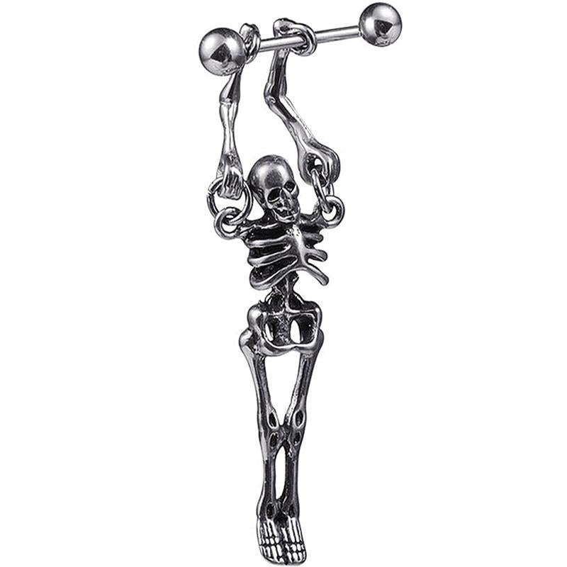 Hängande Skelett Örhänge