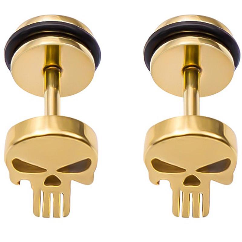 Örhängen The Punisher Guldstål