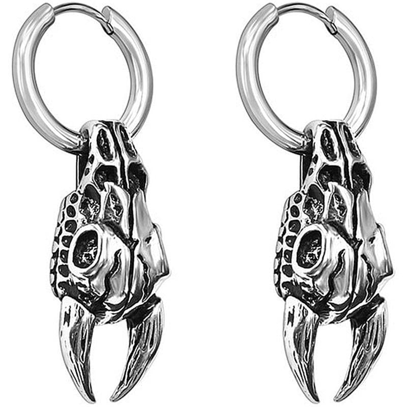 Dödskalle Örhängen Tjurkranium