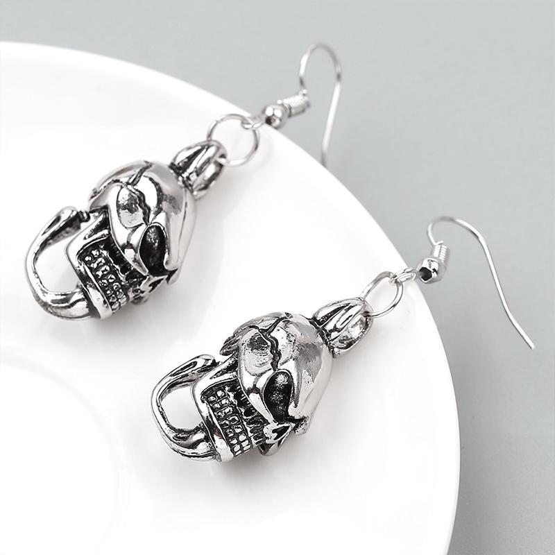 Dödskalle Örhängen