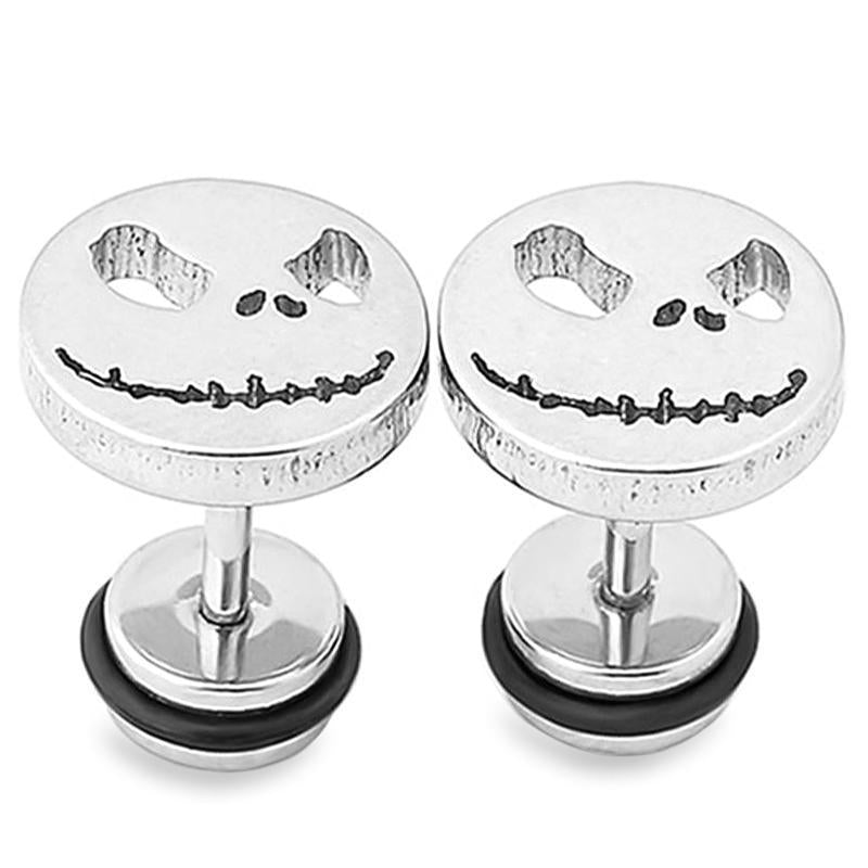 Silverfärgade Jack Skellington Örhängen