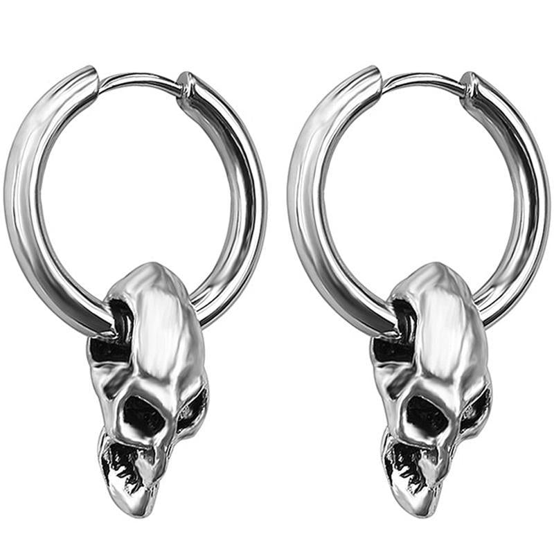 Dödskalle Örhängen Djurkranium