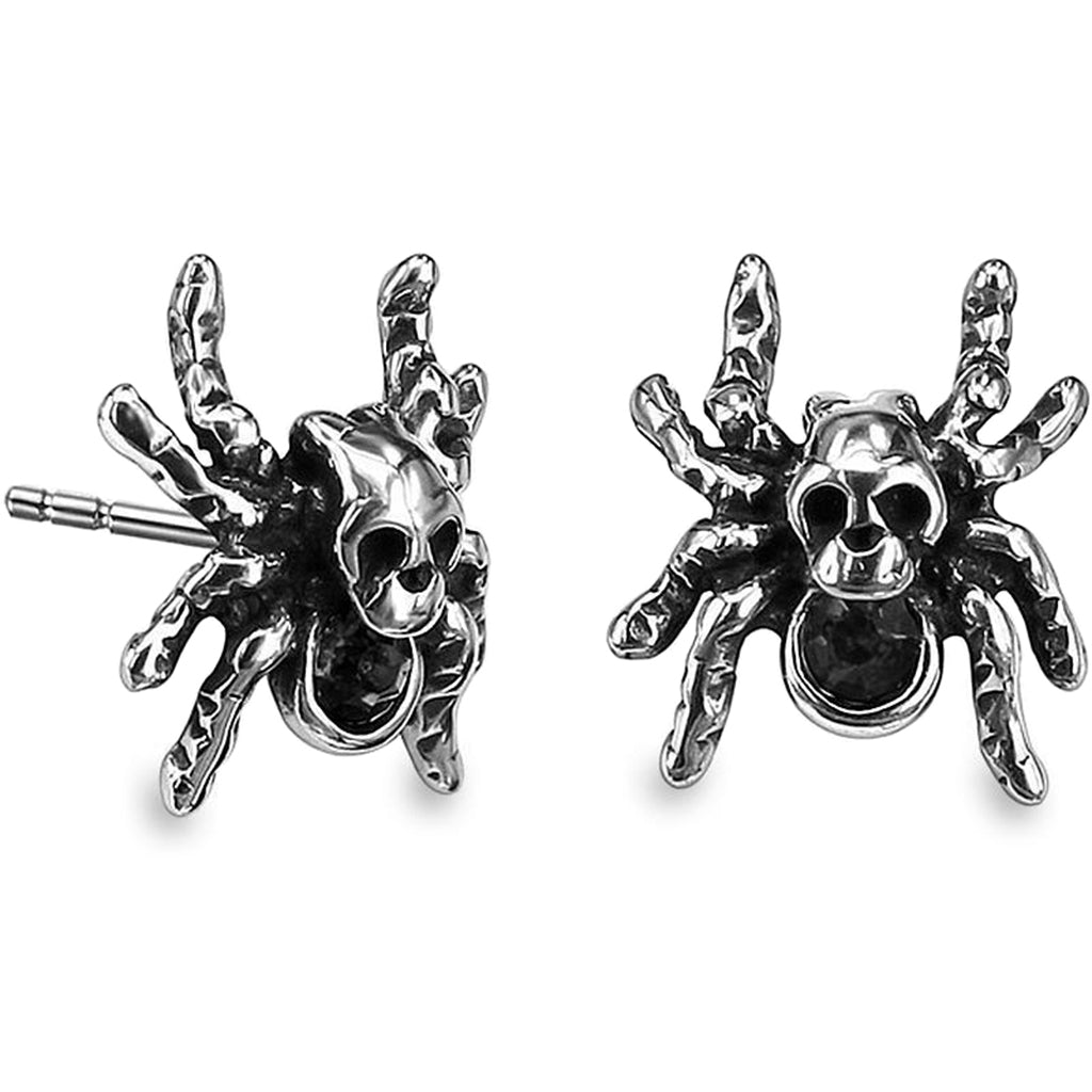 Dödskalle Örhängen Spindel