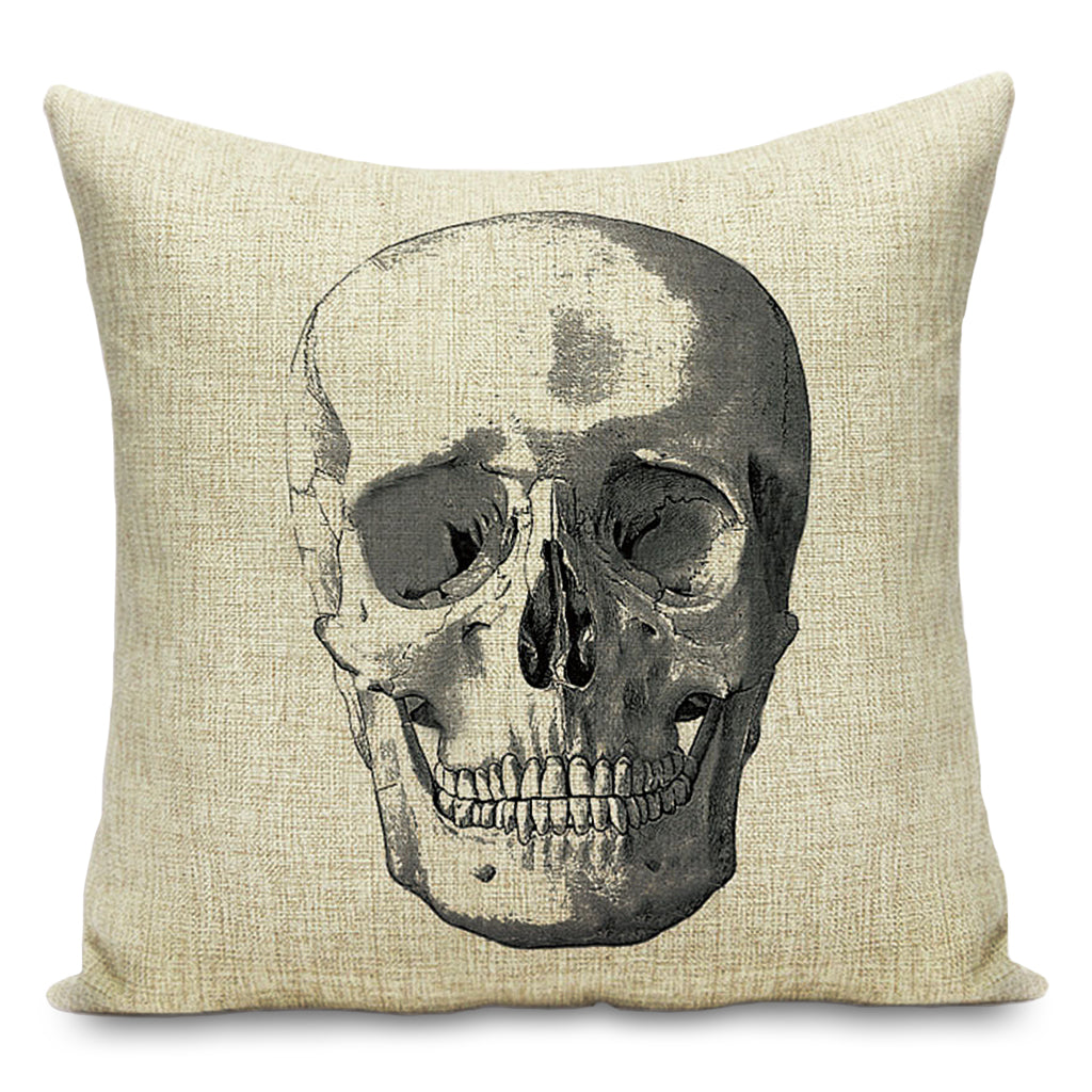 Dödskalle På Kuddfodral
