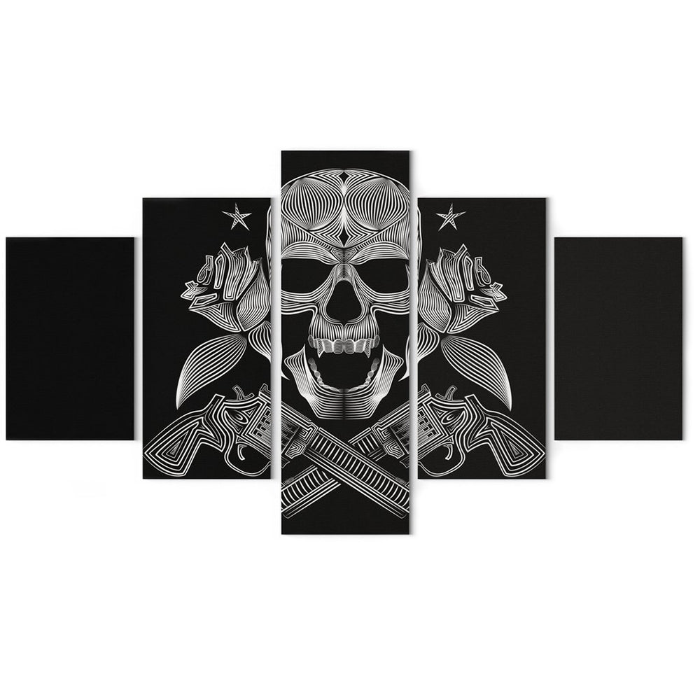 Dödskalle Poster Pistoler