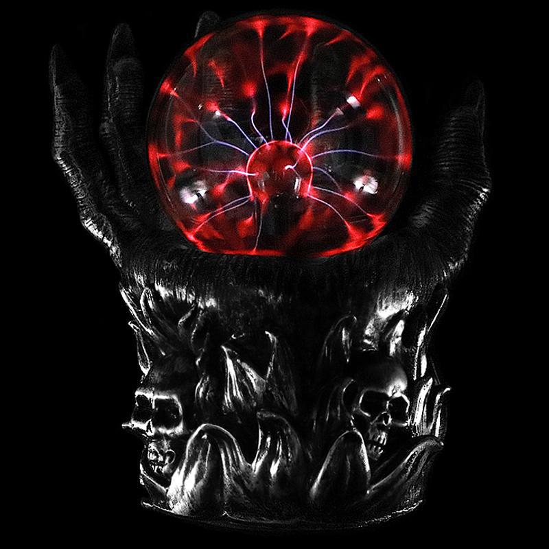 Lampa Dödskalle Hand