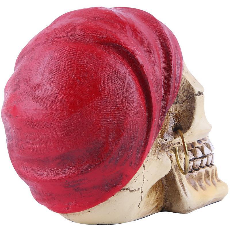 Dödskalle Staty Rånare