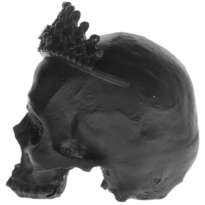 Dödskalle Staty Krona