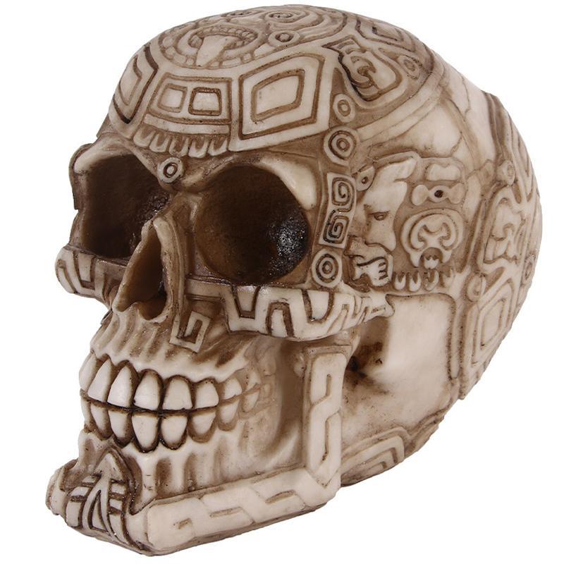 Dödskalle Prydnad Mayakulturen
