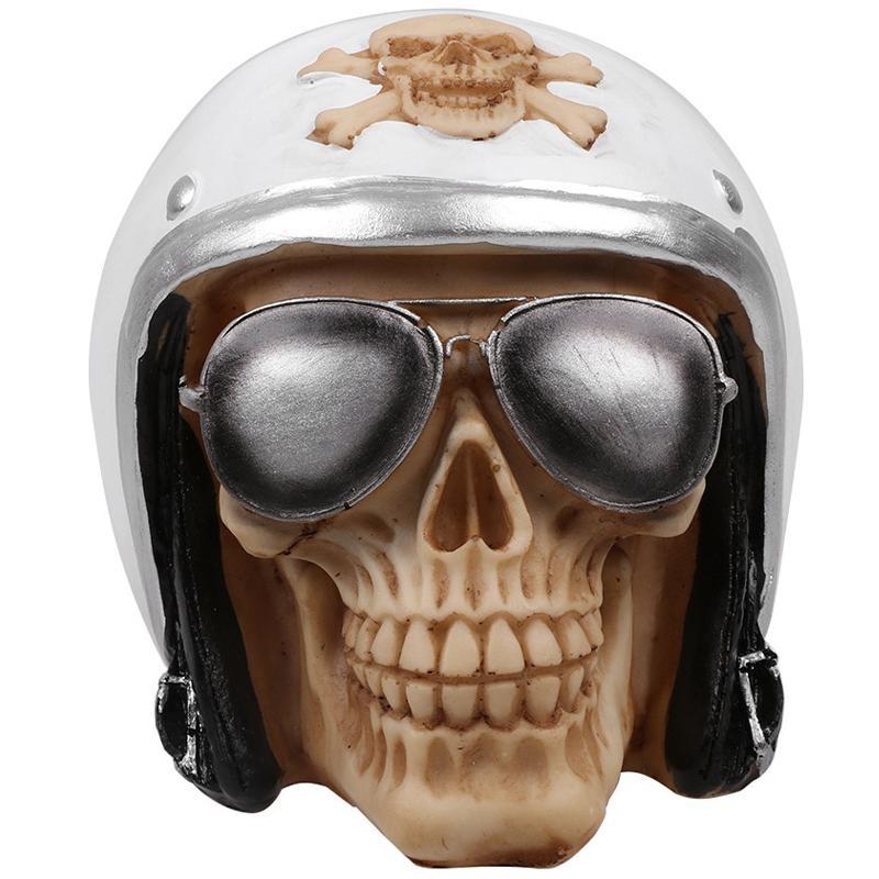 Dödskalle Dekoration MC Hjälm