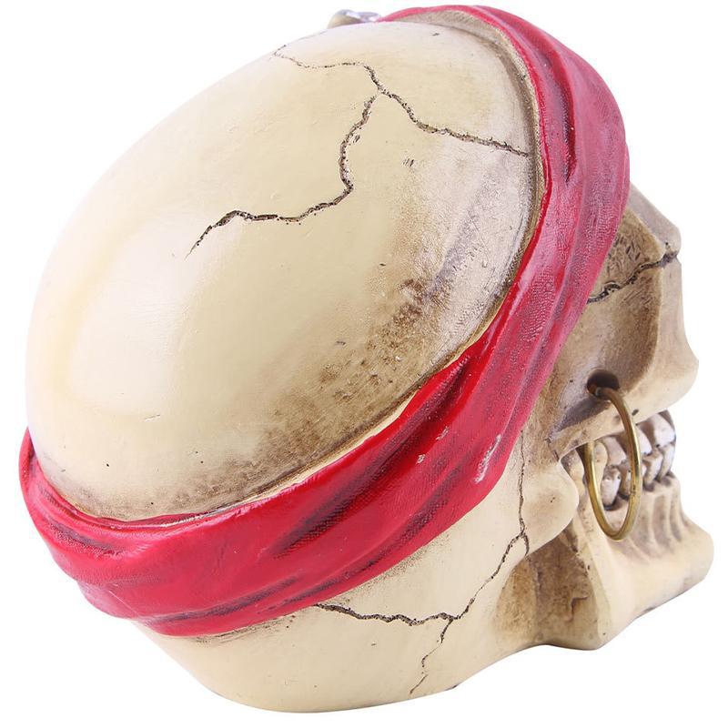 Dekorativ Dödskalle Tobakspipa