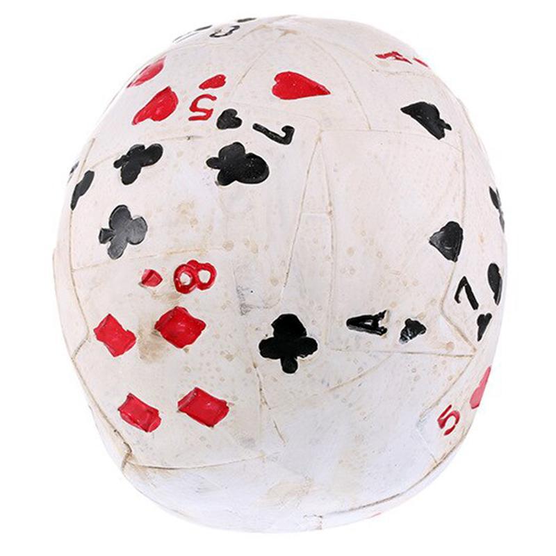 Dödskalle Dekoration Spelkort