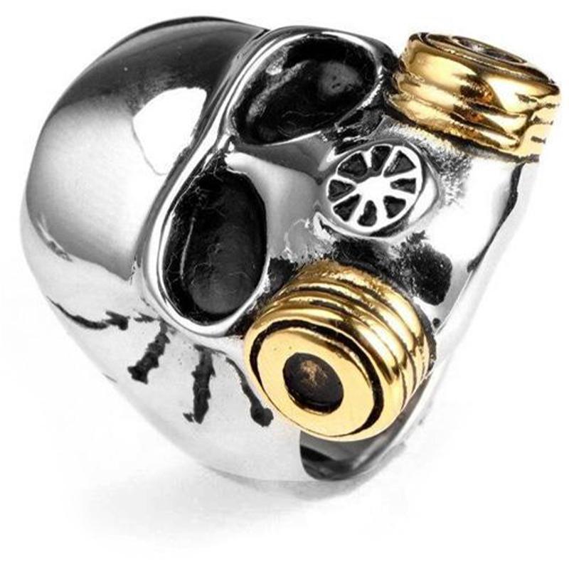 Dödskalle Ring Gasmask