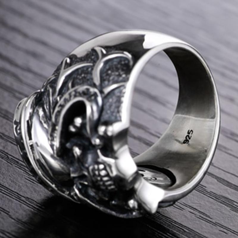 Silverring Dödskalle Citat