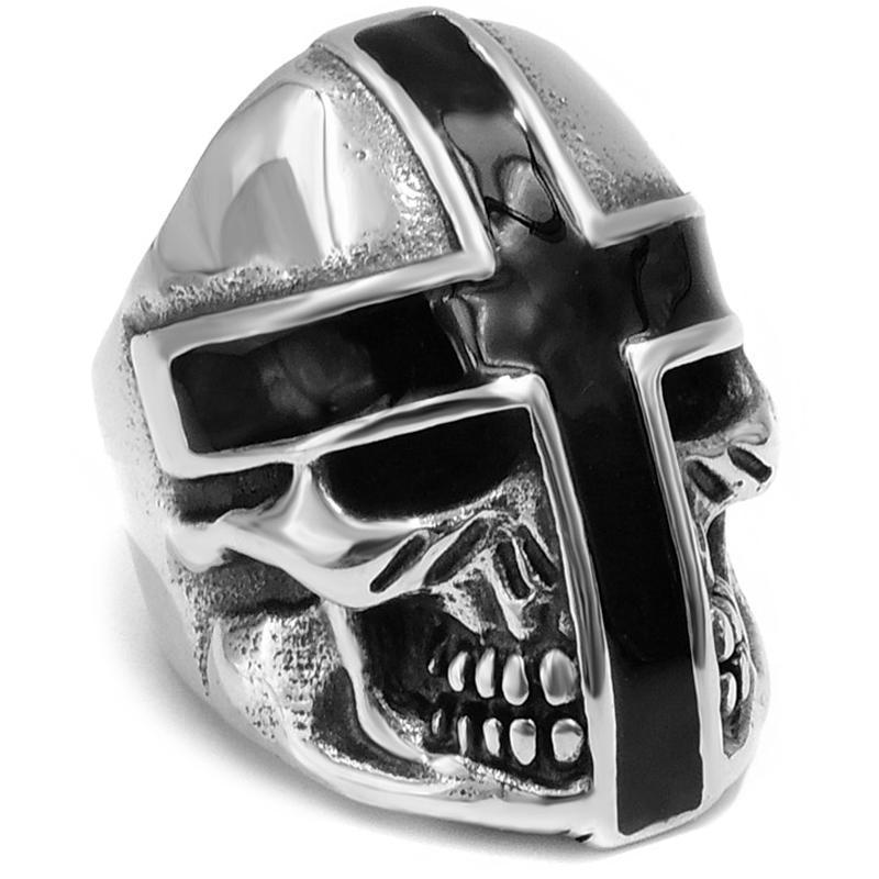 Dödskalle Ring Tempelriddare
