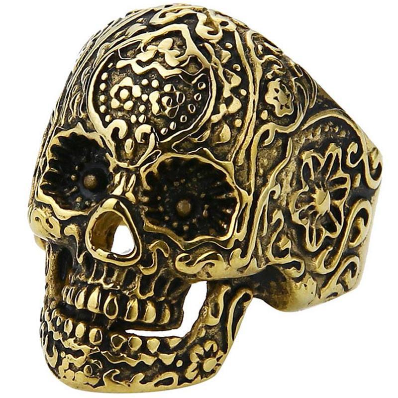 Mexikansk Dödskalle Ring