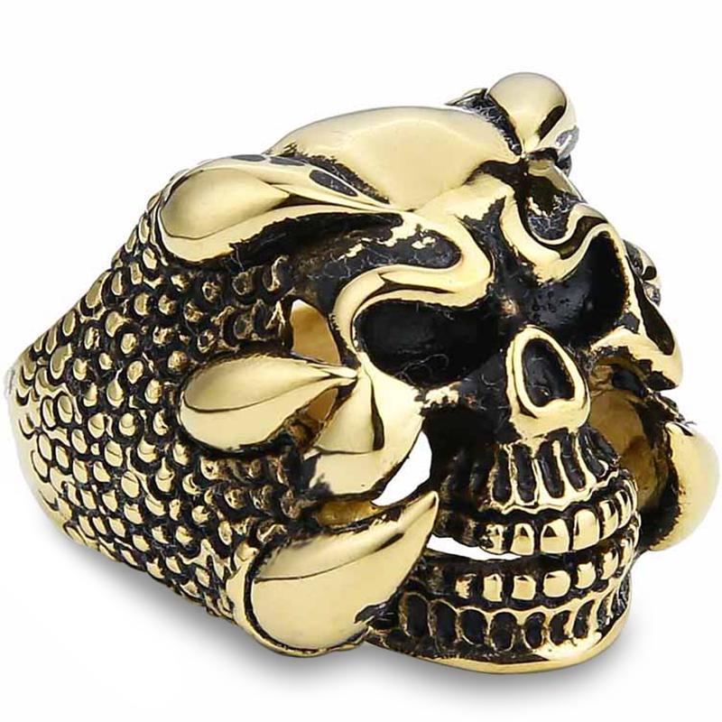 Drakring Med Dödskalle