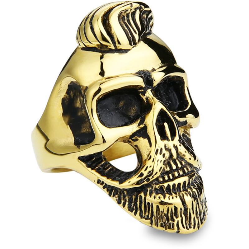 Ring Guldstål Med Skägg