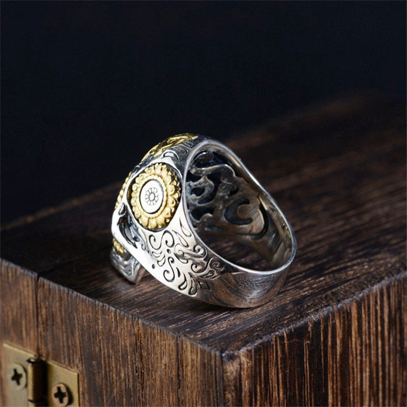 Ring Dödskalle Sterling Silver 925