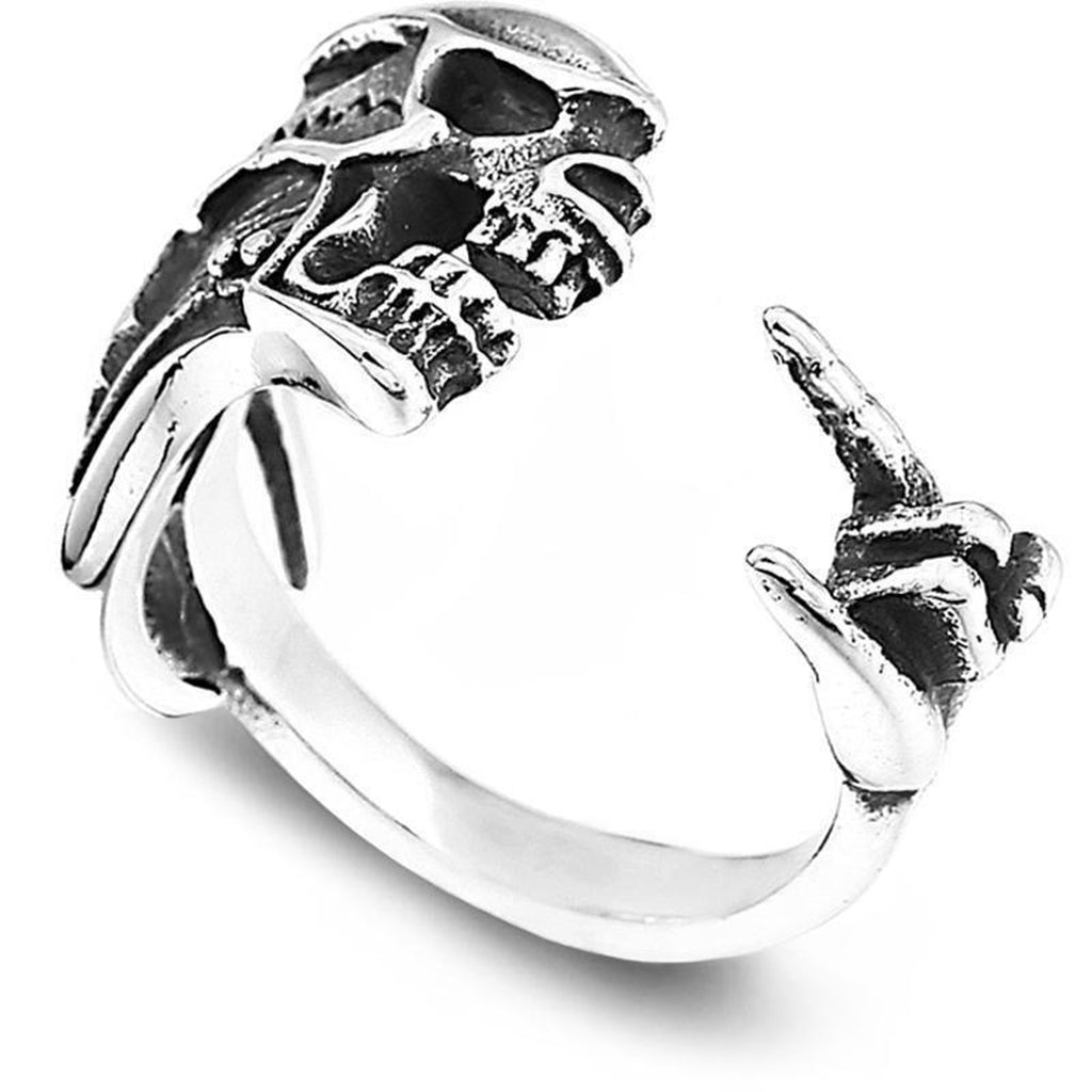 Dödskalle Ring Gitarr