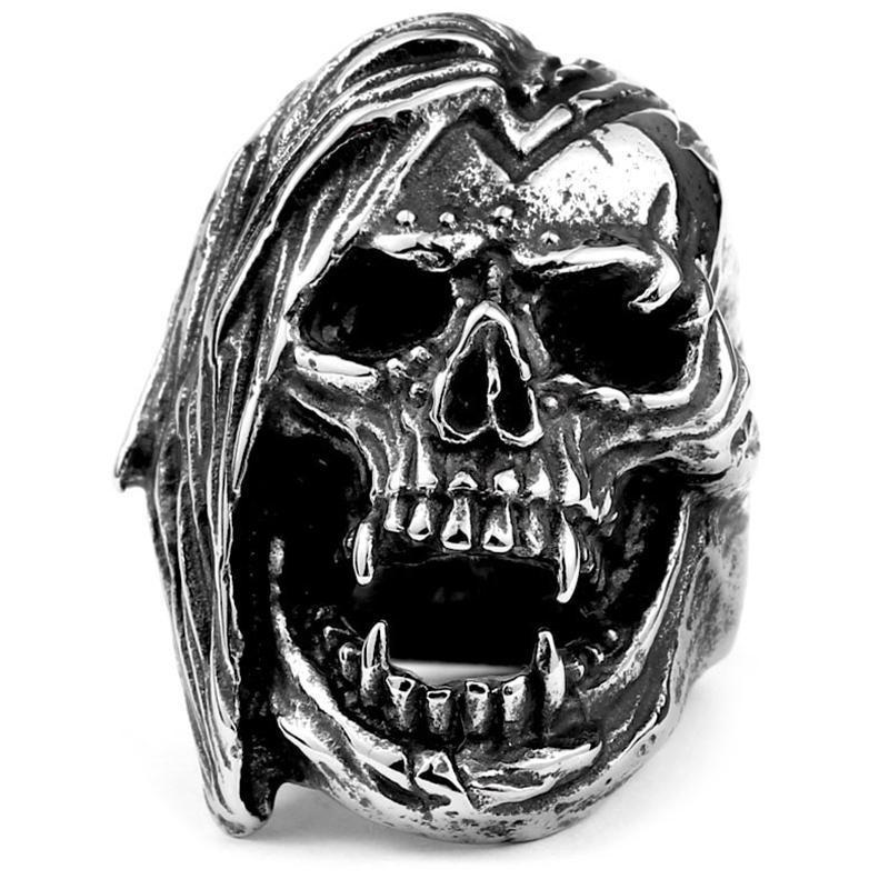 Dödskalle Ring Punkare
