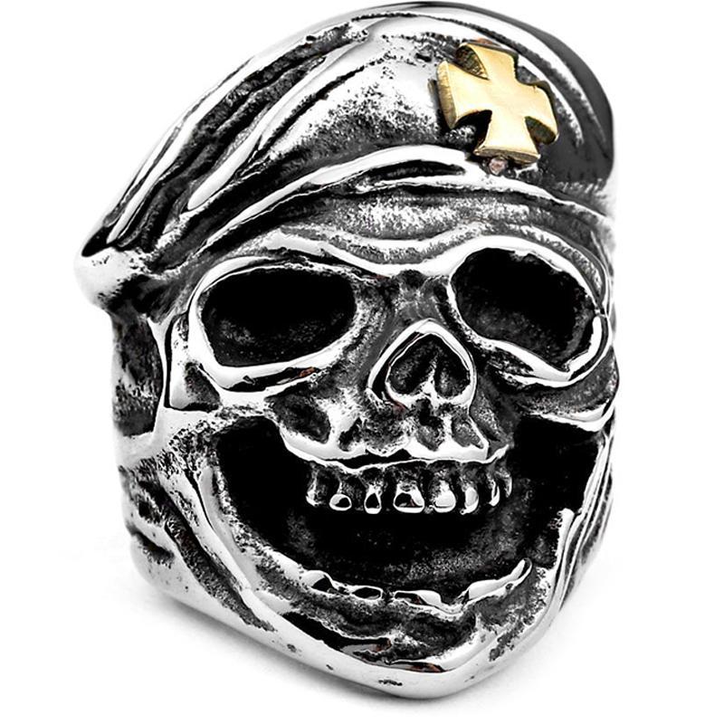Dödskalle Ring Militär