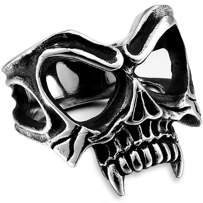 Dödskalle Ring Vampyr