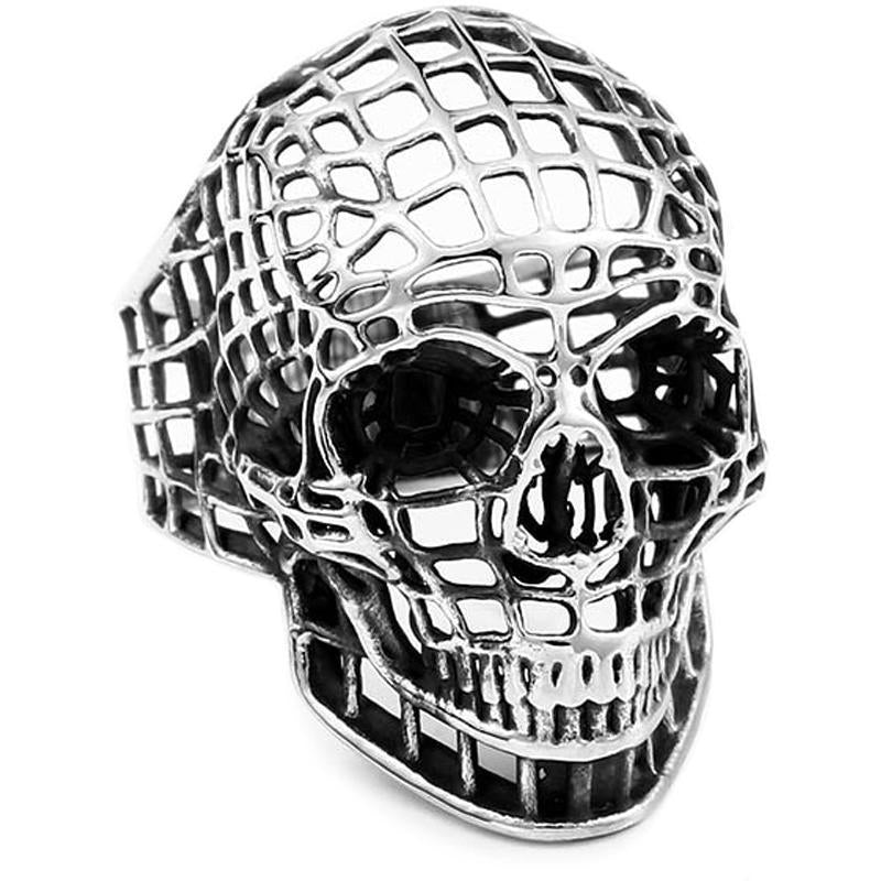 Ihålig Dödskalle Ring