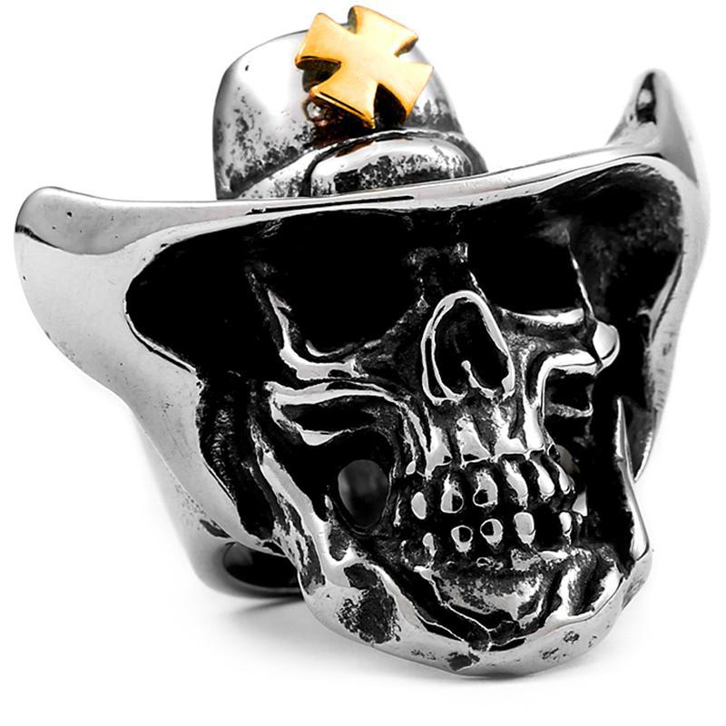 Dödskalle Ring Cowboy