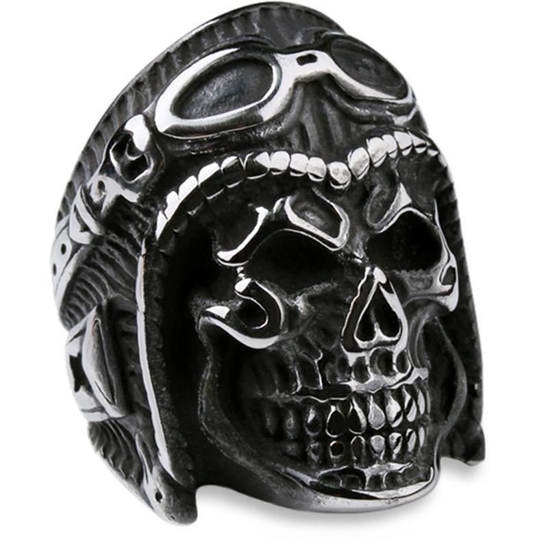 Dödskalle Ring Stridspilot