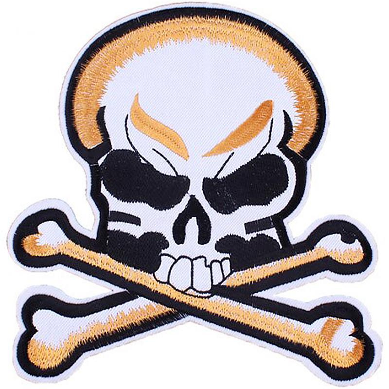 Dödskalle Ryggmärke Jolly Roger