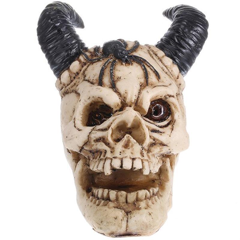 Skulptur Med Dödskalle