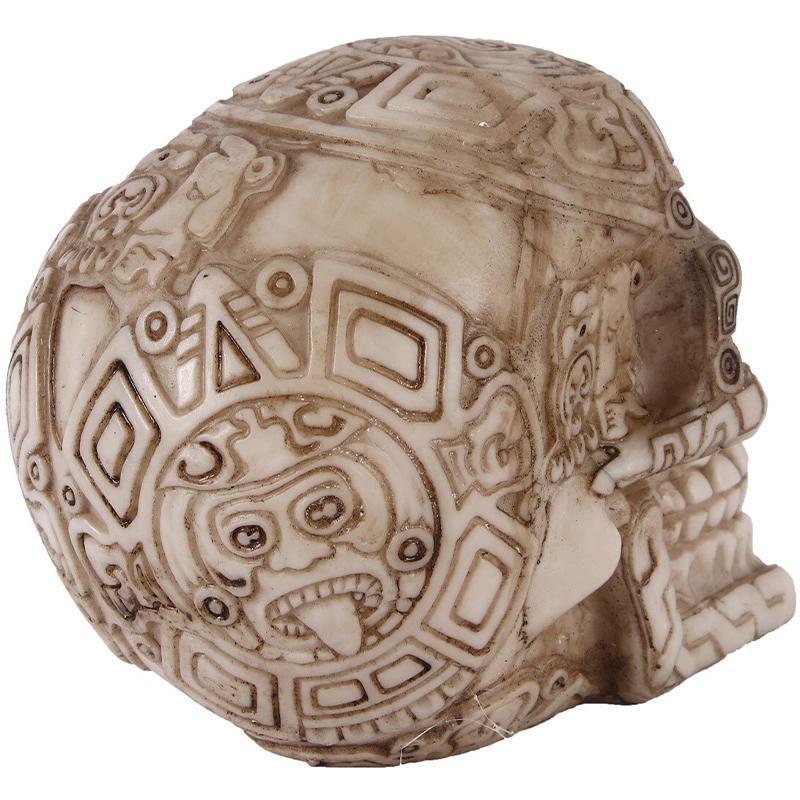Dödskalle Staty Mayaindianer