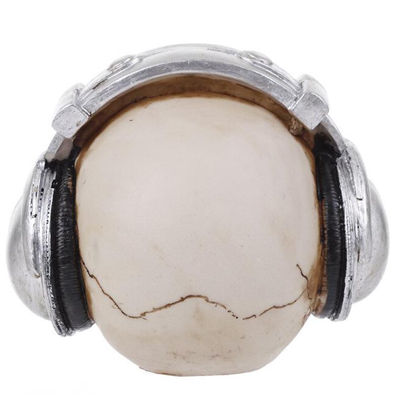 Dödskalle Med Headset