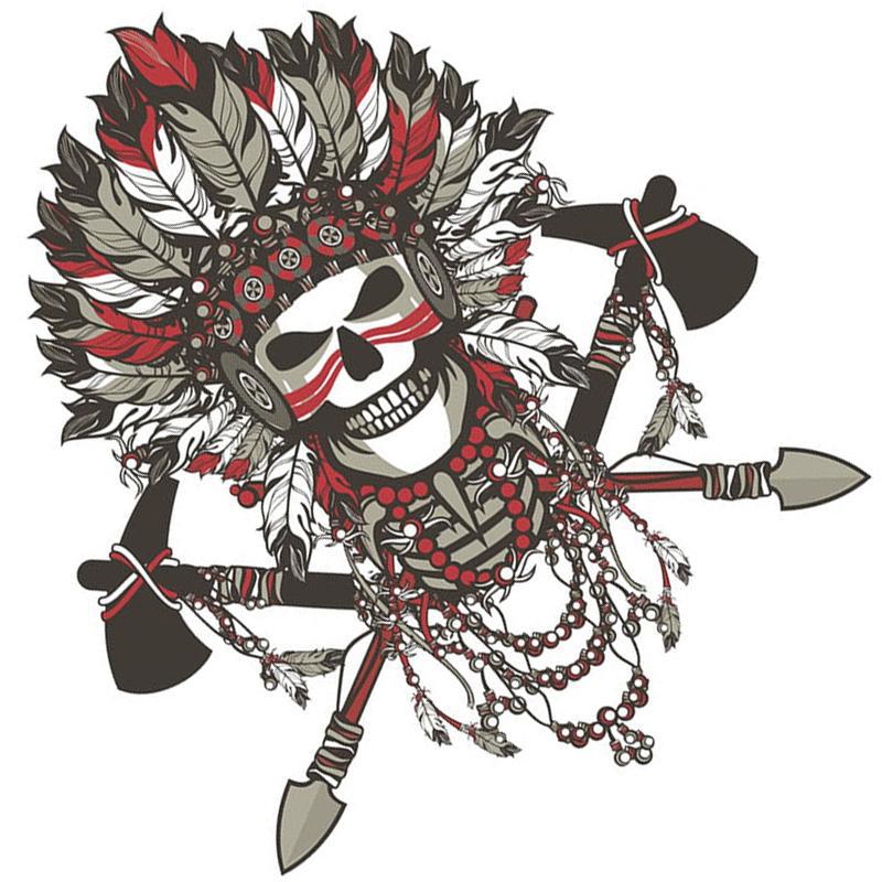 Klistermärke Indian